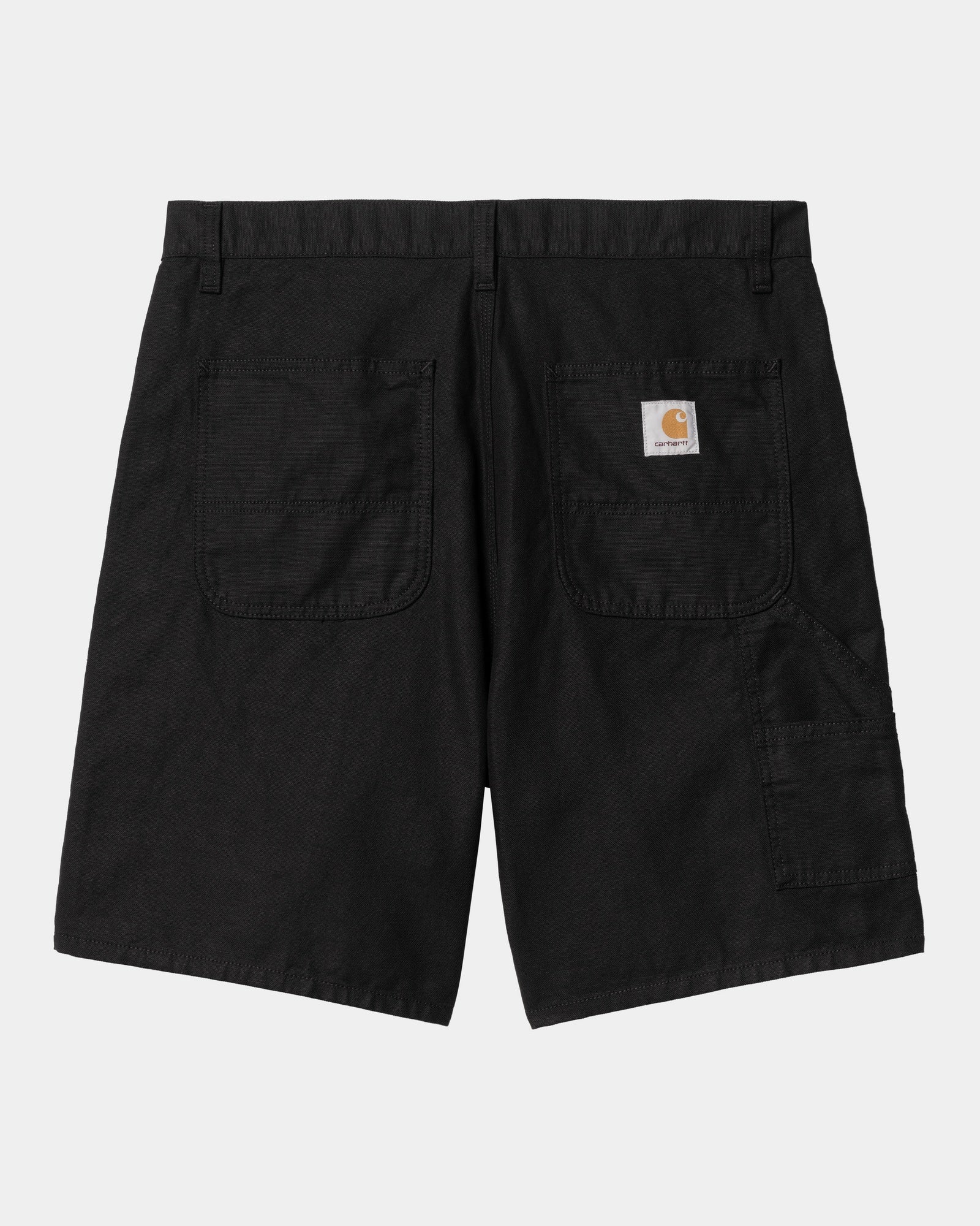Walter Linen Single Knee Shorts for Men - Breathable Summer Casual Shorts | Black | Perfect for Beach, Gym, and Outdoor Activities