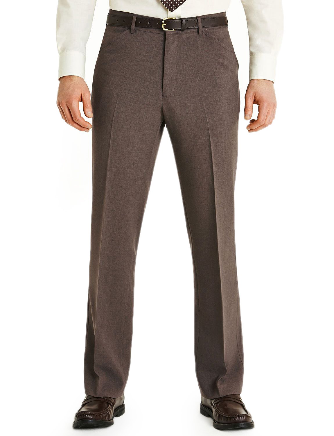 Stylish Men's Frogmouth Pocket Formal Pants - Comfortable & Versatile Office Wear for Business, Weddings & Special Occasions