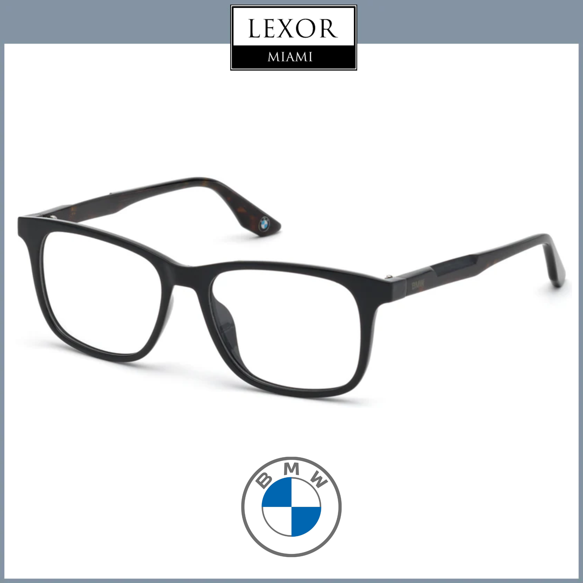 BMW BW5006 H 01A 53 Unisex Optical Glasses Frame - Stylish & Lightweight Eyewear for Men & Women - Perfect for Reading, Driving & Fashion Accessories