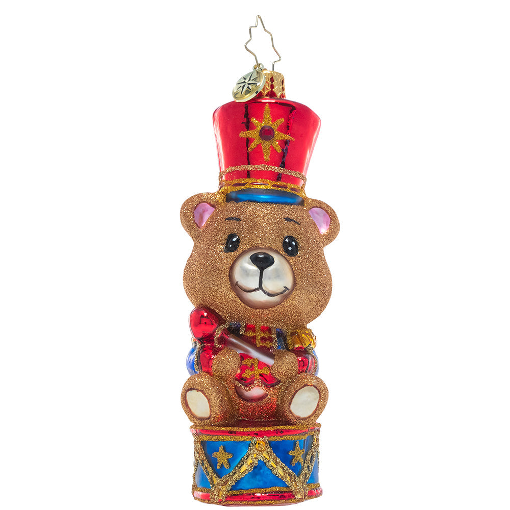 Tiny Teddy Drummer Boy - Adorable Musical Plush Toy for Kids | Perfect Gift for Christmas, Birthday & Nursery Decor