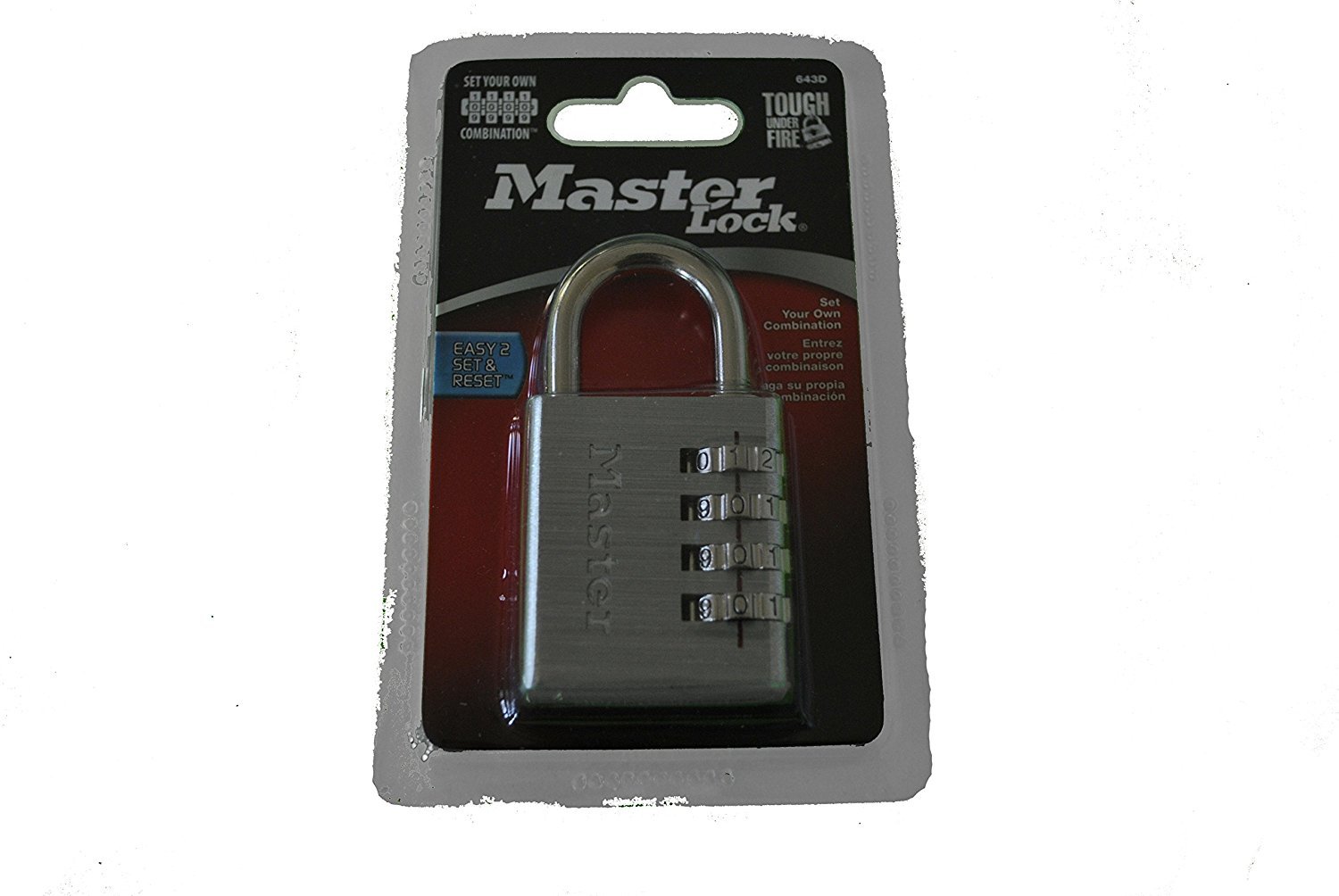 Master Lock 643D 12 Pack 1-9/16in. Combination Padlock - Secure Keyless Locks for Gym Lockers, School Lockers, Storage Units & Toolboxes | Heavy Duty Weatherproof Design