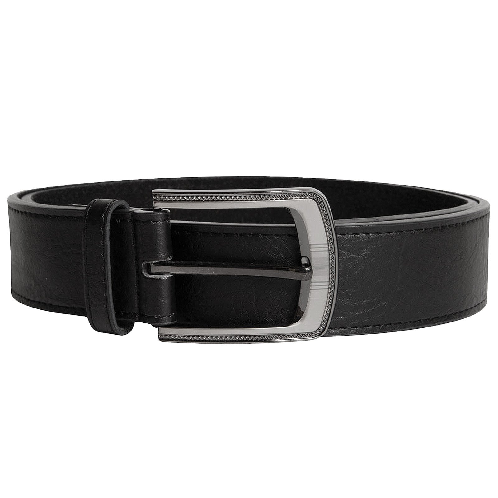 Duke Men's Samuel Big & Tall Genuine Leather Belt - Size 44 - Premium Dress Belt for Business, Casual & Formal Wear - Perfect for Office, Wedding & Special Occasions