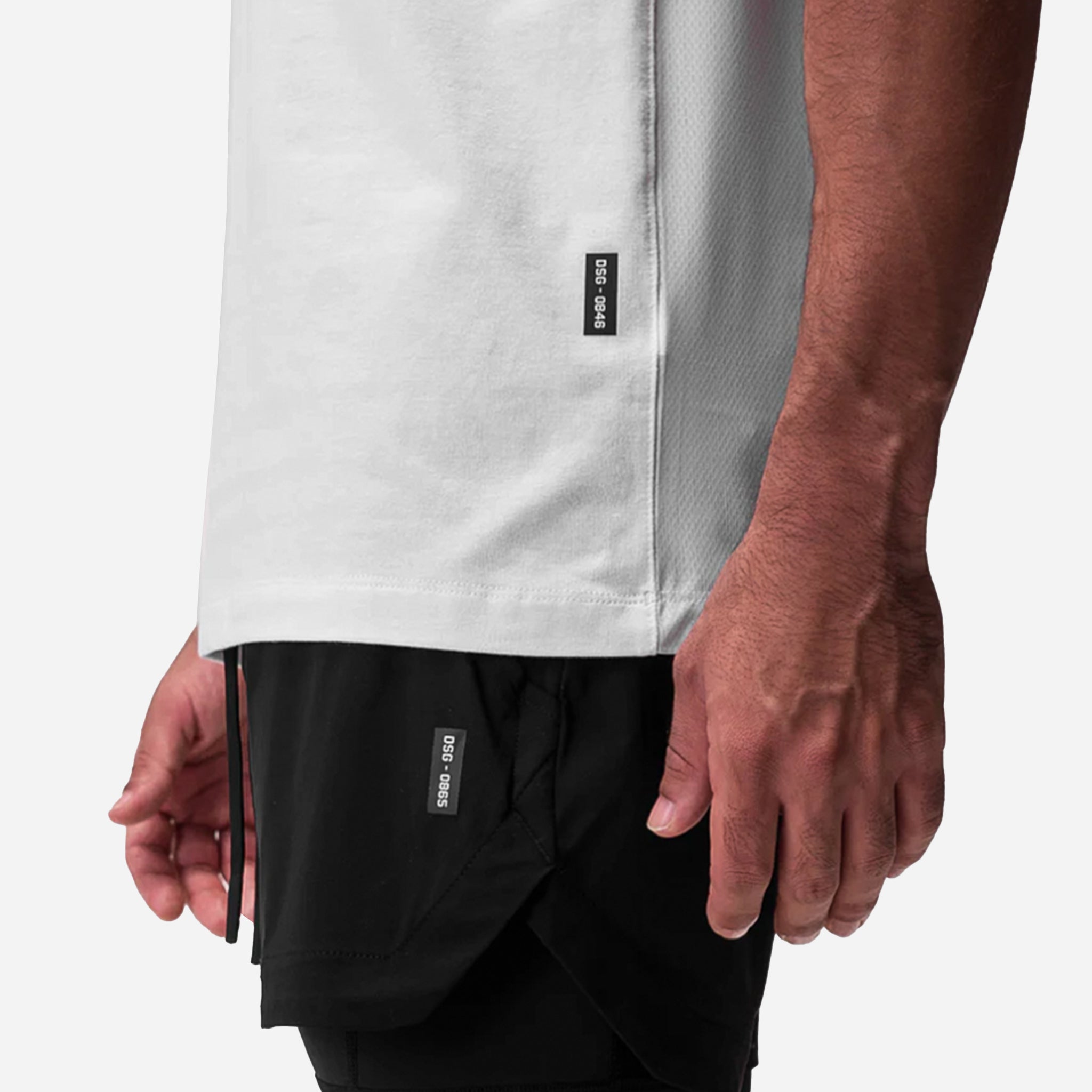 VESSEL x ASRV CottonPlus Standard Mesh Back Tee - Breathable Performance Shirt for Running, Gym & Outdoor Activities