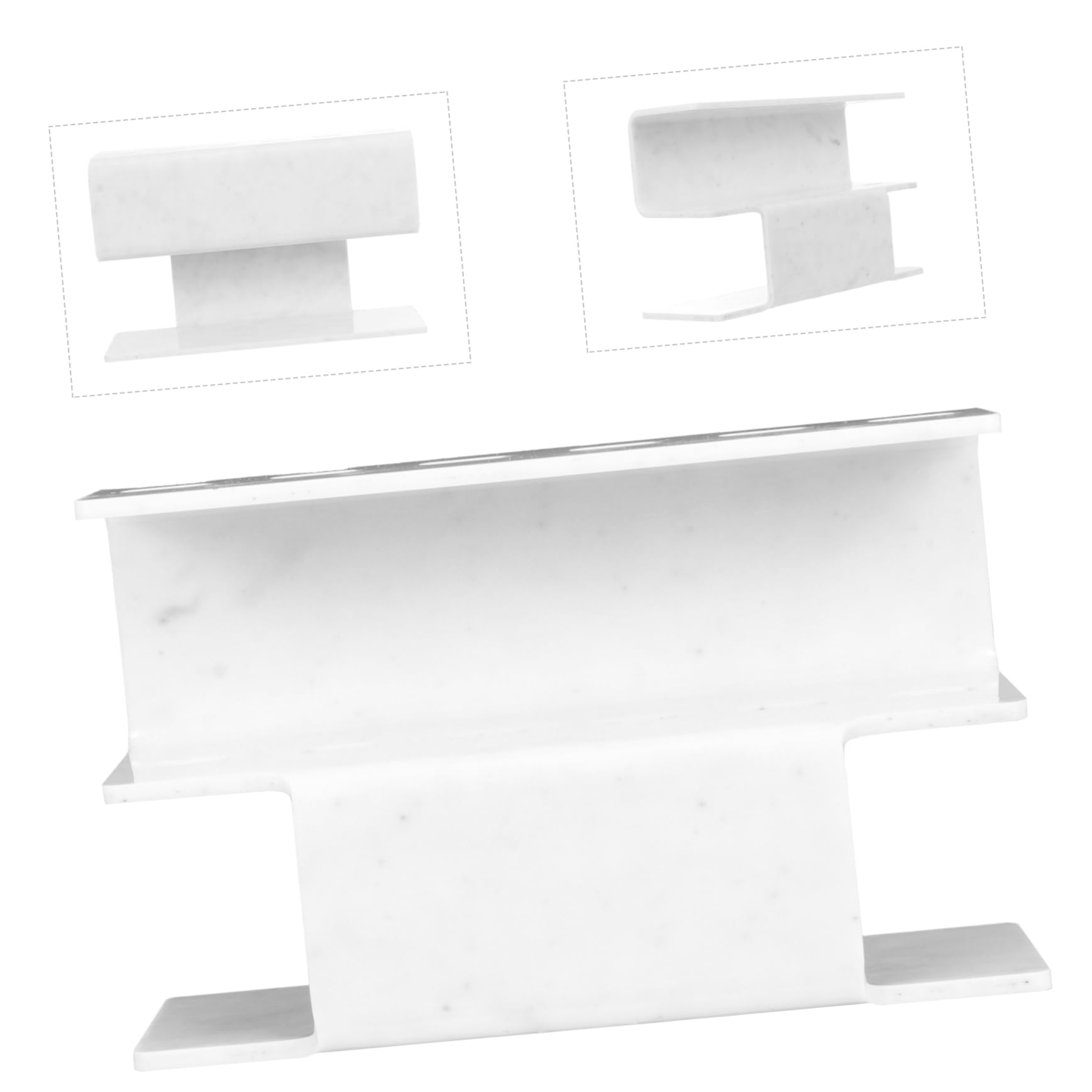 Balacoo 2-Pack Clear Acrylic Display Stand for Eyelash Extensions - Tweezer Holder & Organizer for Salon, Beauty Studio, and Professional Lash Artists - Perfect for Lash Tools Storage and Workspace Organization
