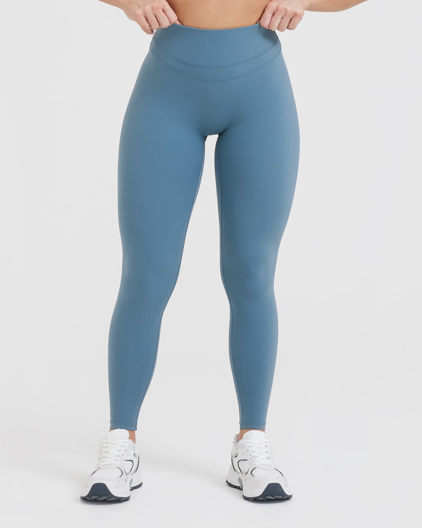 High Waisted Yoga Leggings for Women - Moonstone Color | Comfortable & Stretchy Workout Pants for Gym, Running & Daily Wear