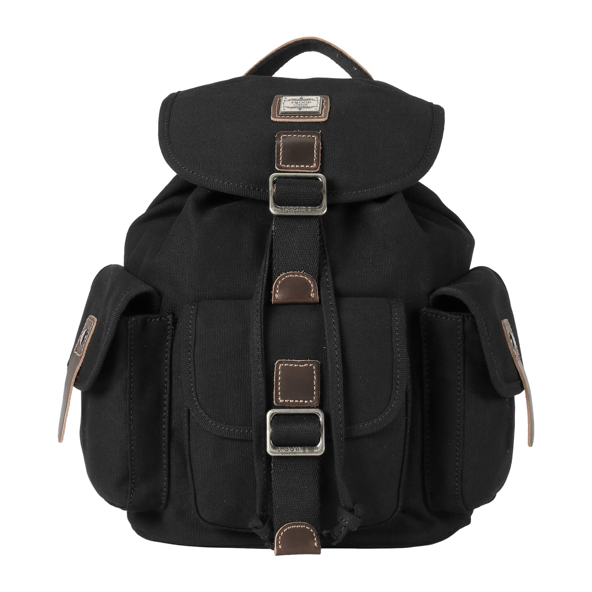TRP0269 Troop London Classic Small Drawstring Backpack - Lightweight & Durable for School, Travel & Gym | Water-Resistant Daypack for Men & Women