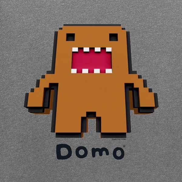 Cute Domo Kun Tee - Funny Pixel Graphic T-Shirt for Casual Wear