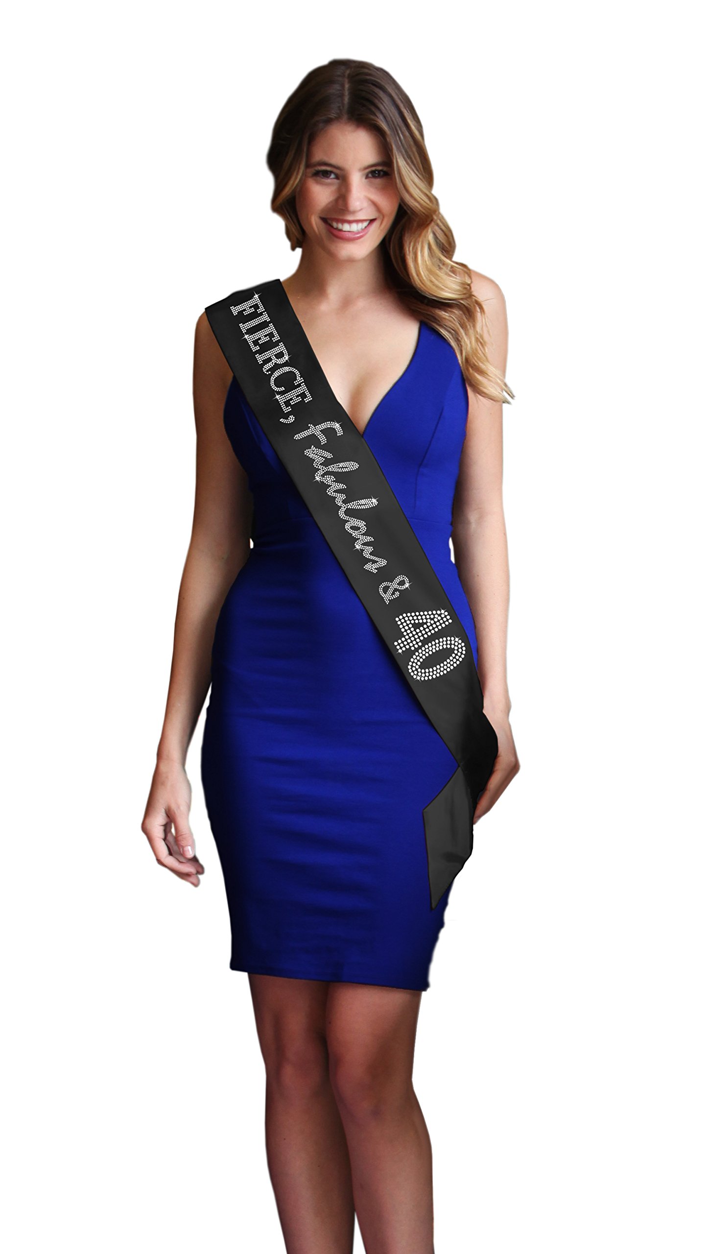 40th Birthday Sash for Women - Elegant Satin 40th Birthday Decorations & Gifts - Perfect for Birthday Parties, Milestone Celebrations & Photo Props