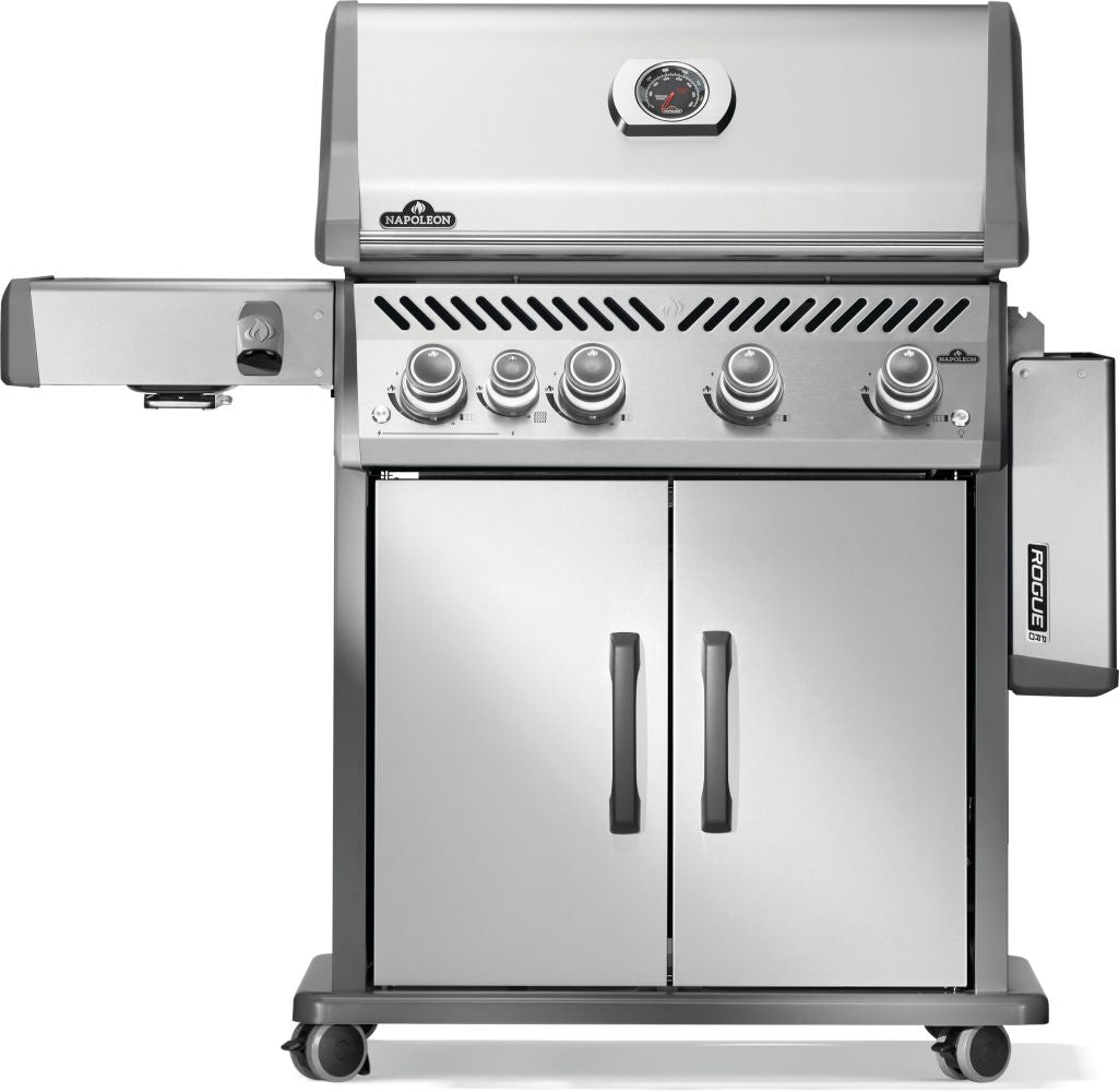 Napoleon Rogue PRO 525 SIB Stainless Steel Gas Grill - Outdoor BBQ Grill for Backyard, Patio & Tailgating | Heavy-Duty Construction | Perfect for Grilling, Smoking & Entertaining