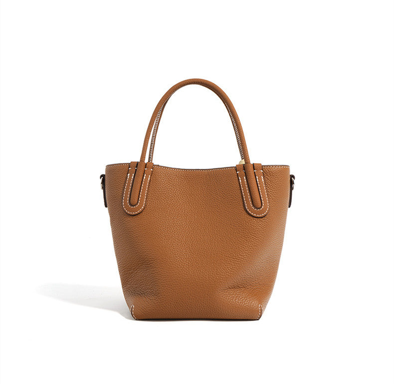 Mini Leather Bucket Bag for Women - Stylish Crossbody Purse with Adjustable Strap - Perfect for Travel, Shopping & Everyday Use
