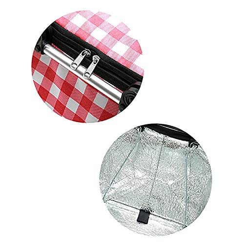 Premium Insulated Picnic Basket - Large Capacity, Portable Cooler Bag for Outdoor, Camping, Beach & Picnics - Keeps Food Fresh for Hours | Perfect for Family Outings, Hiking & Travel