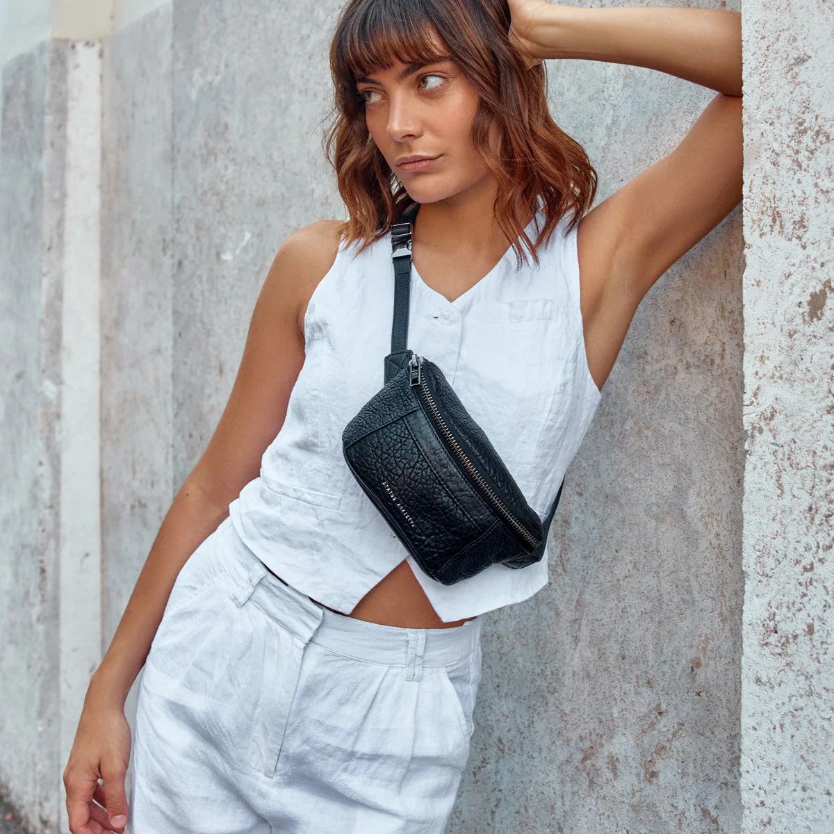 Status Anxiety Best Lies Bag - Black Bubble Crossbody Bag for Women | Stylish & Trendy Handbag for Work, Travel & Everyday Use