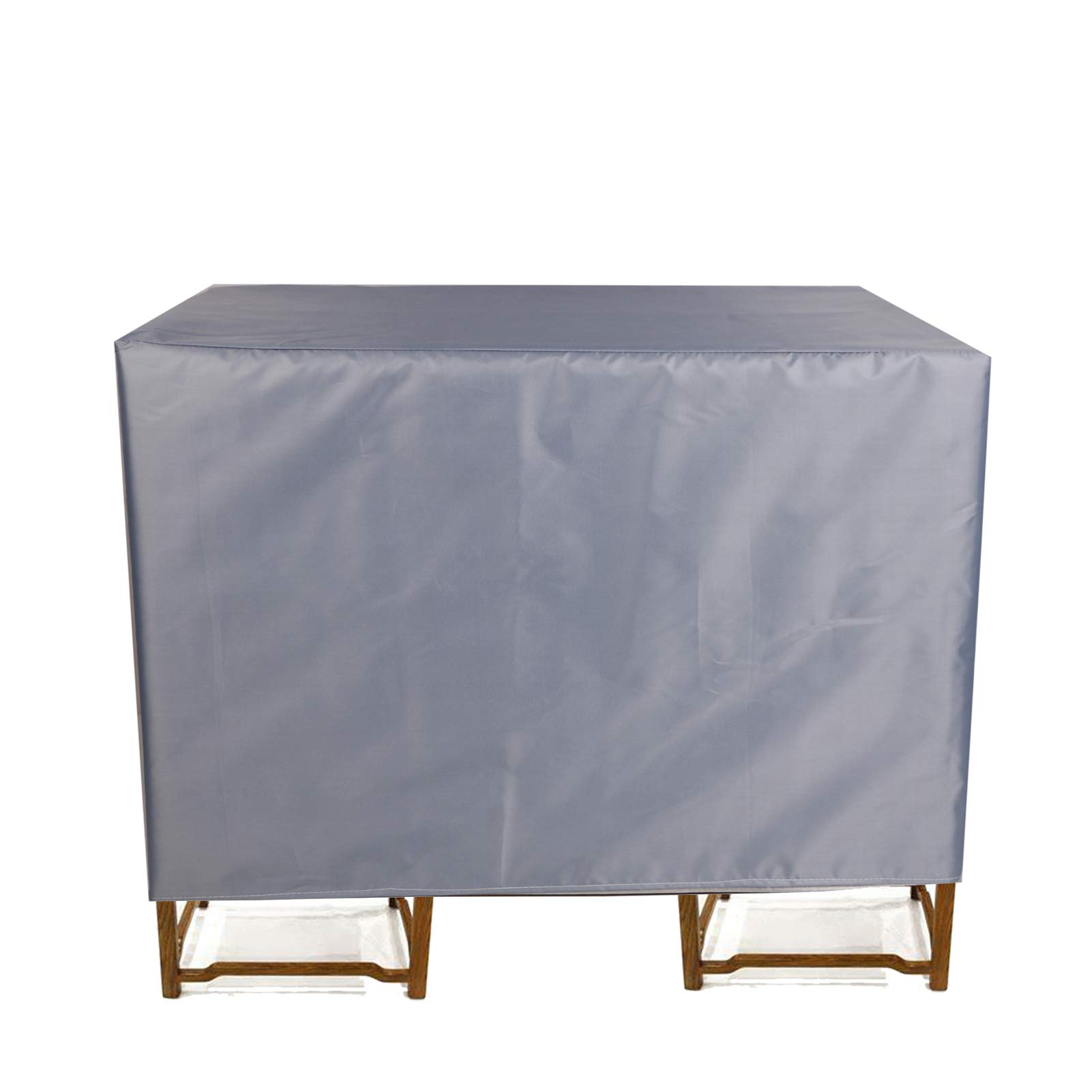 Heavy Duty 87x87x33 Inch Rectangular Waterproof 420D Outdoor Patio Table Cover - Durable Protection for Dining Tables & Chairs - Perfect for Backyard, Garden, and Deck Furniture Protection
