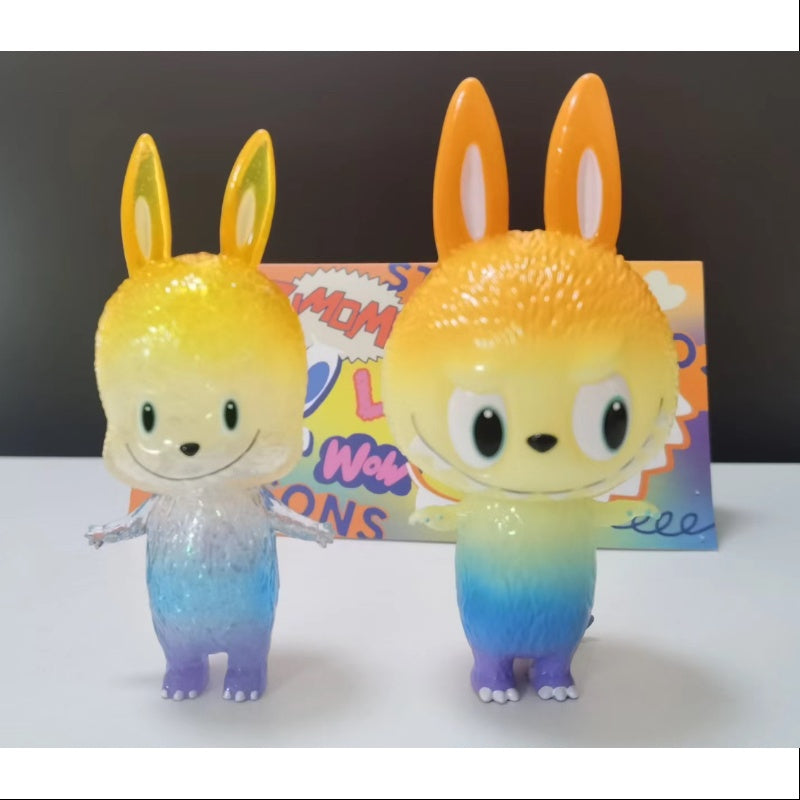 Labubu The Monsters Mini Zimomo Bosons & Labubu Stand Set - Limited Edition Collectible Figures for Display & Home Decor