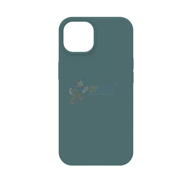 iPhone 15 Slim Soft Silicone Case - Shockproof & Protective Cover in Dark Green | Perfect for Everyday Use, Travel & Outdoor Activities