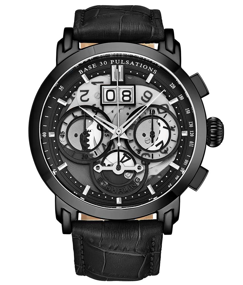 Imperia 4030 Quartz 47mm Chronograph Men's Watch - Stylish Analog Sports Watch for Running, Swimming & Outdoor Activities