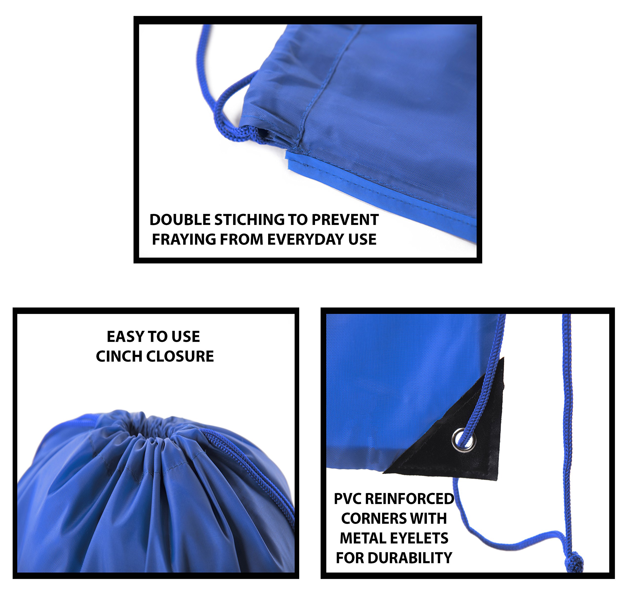 Mato & Hash Drawstring Bulk Bags - Durable Cinch Sacks & Backpack Pull String Bags | 15 Color Options | 1PK to 100PK Bulk Orders | Perfect for School, Gym, Travel & Storage