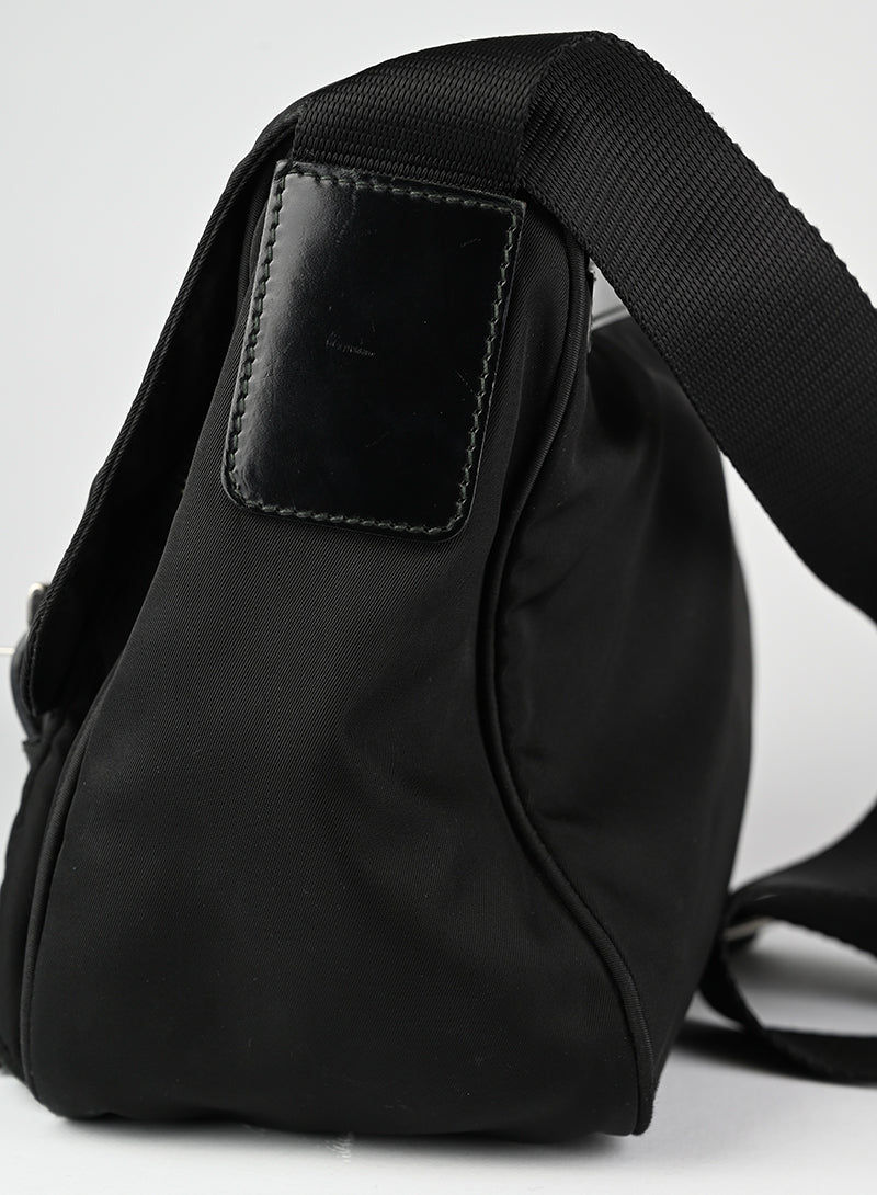 Prada Black Nylon Shoulder Bag for Women - Stylish & Durable Office Work Tote for Business & Travel