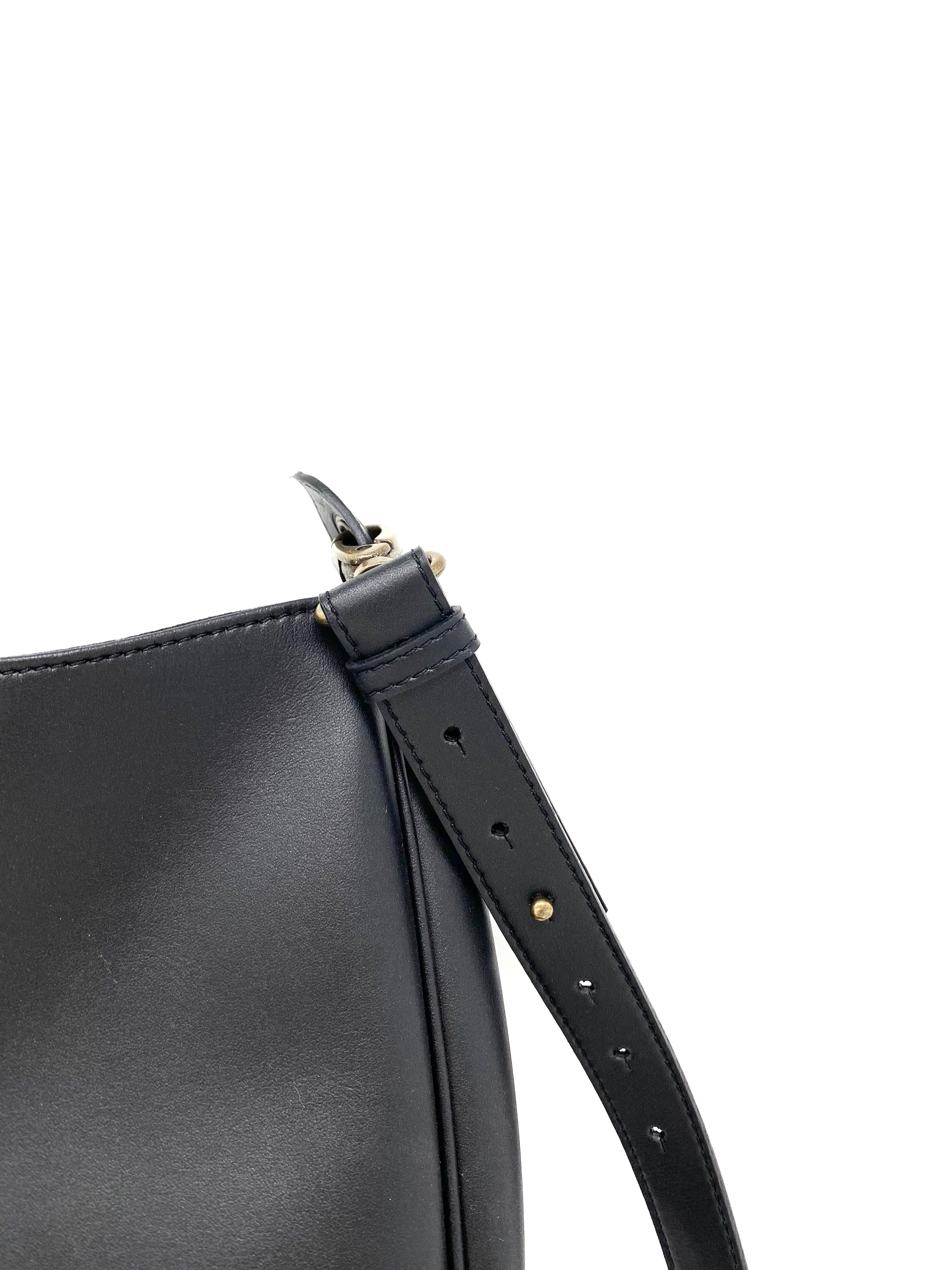 Novacas Black Daisy Bag - Stylish Vegan Leather Crossbody Purse for Women | Perfect for Work, Travel & Everyday Use