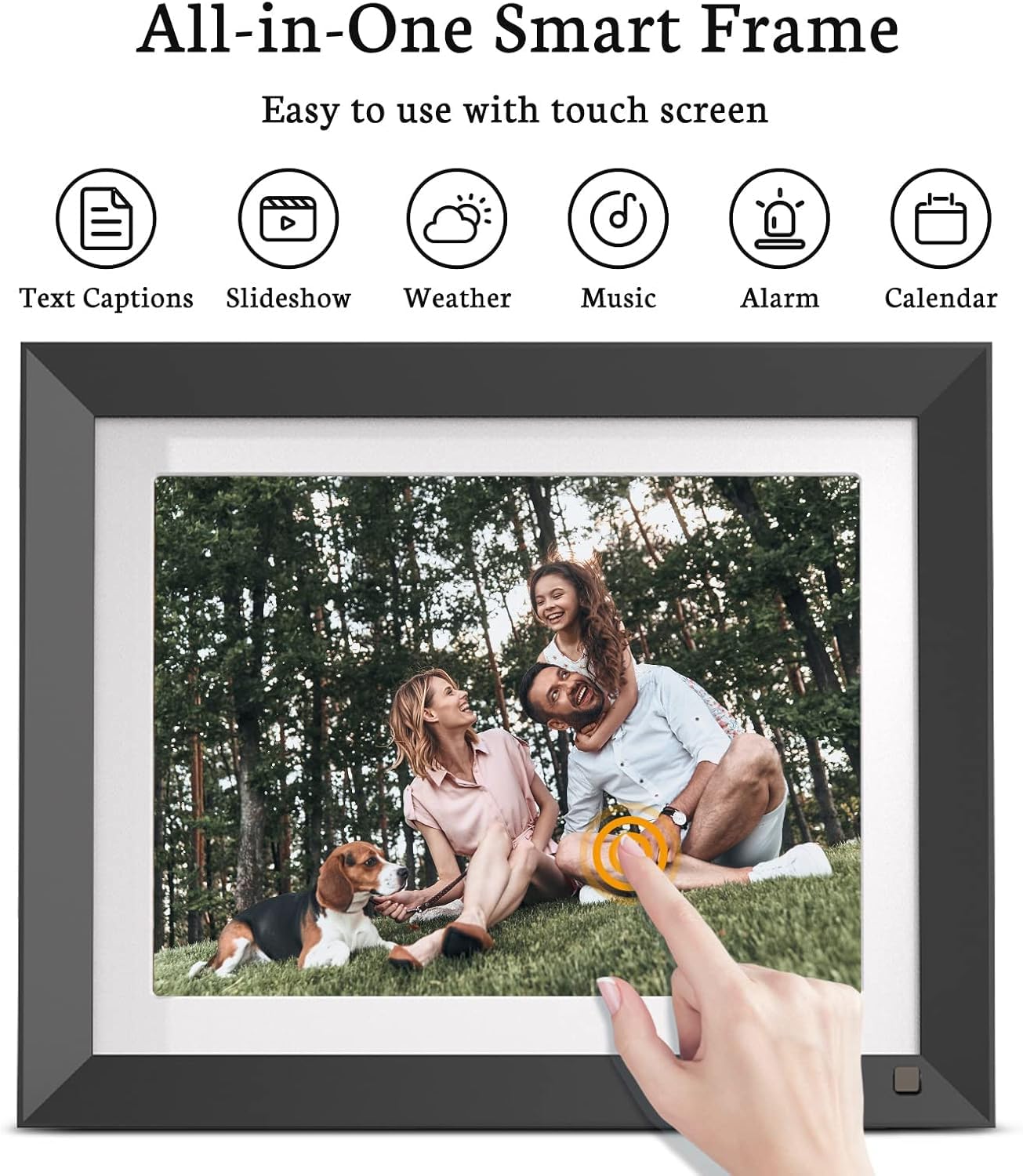 BSIMB 11 Inch 2K WiFi Digital Picture Frame with 32GB Storage - Dual Band Wireless Electronic Photo Frame for Easy Photo & Video Sharing via App/Email, Auto-Rotate Display - Perfect Gift for Home, Office & Family Memories