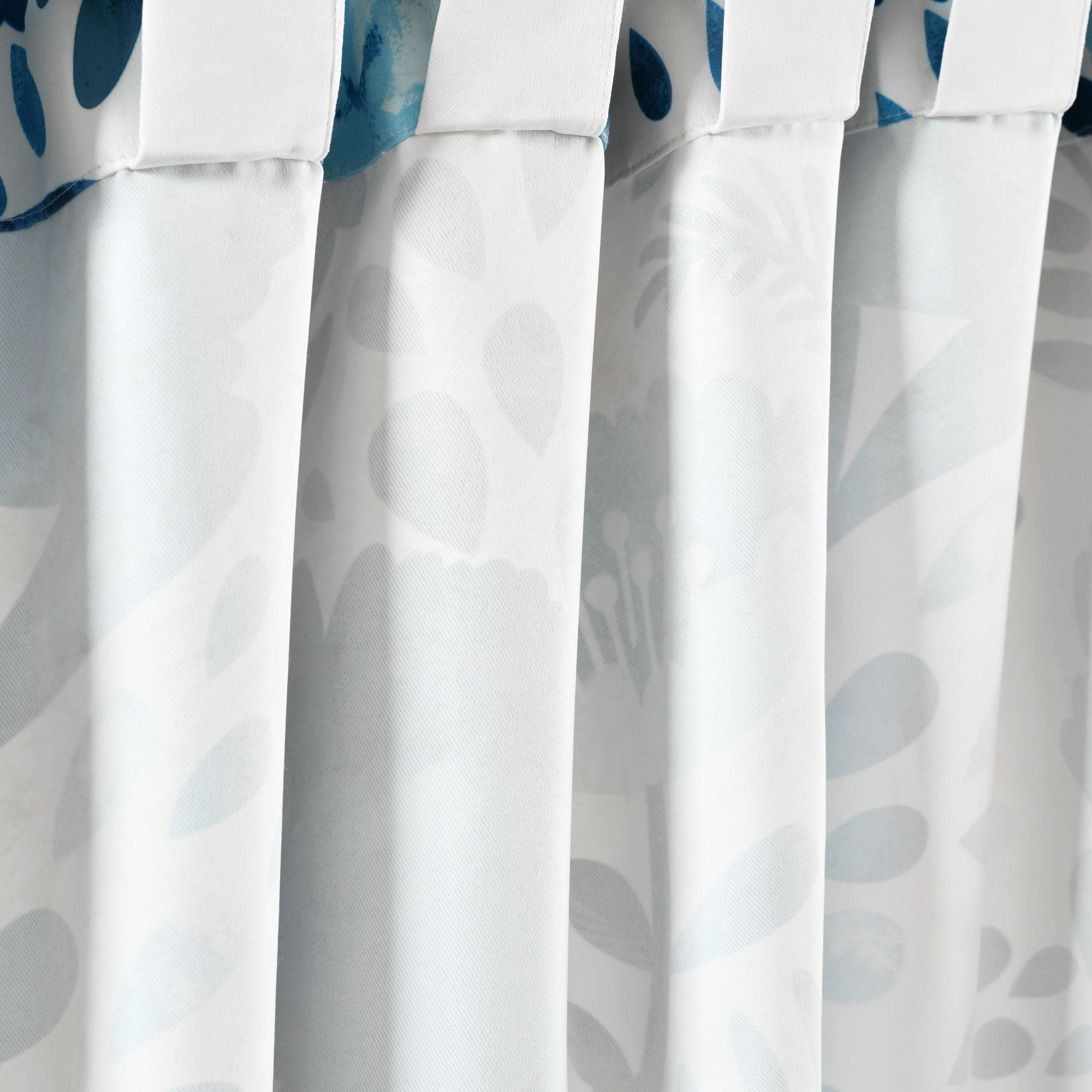 Poppy Garden Light Filtering Window Curtain Panel Set - Floral Sheer Drapes for Living Room & Bedroom - Soft Sunlight & Privacy Protection