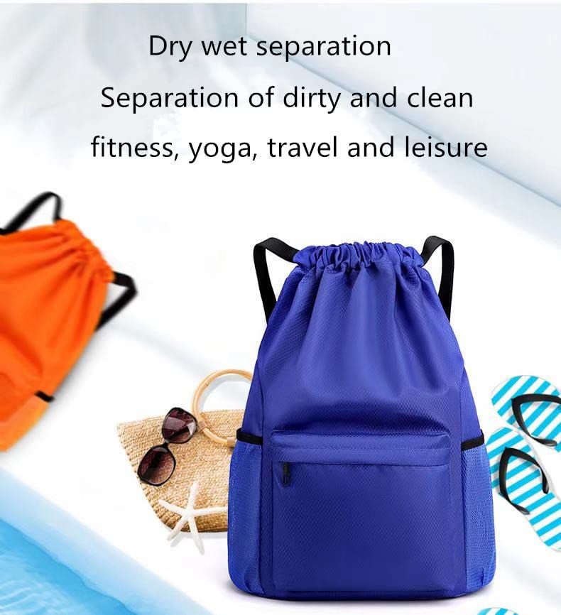 Geboldil Drawstring Bag - Waterproof Sports & Fitness Backpack for Gym, Travel & Shopping - Personalized Casual Backpack for Men & Women