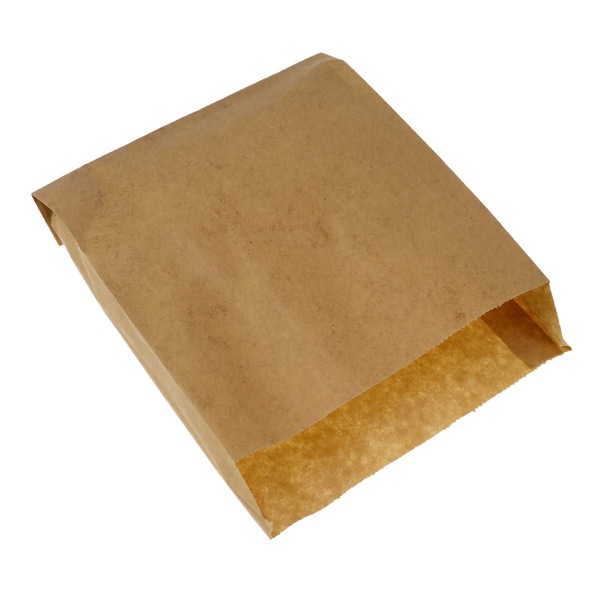 100Pcs Large Grease-Proof Kraft Paper Bags for Snacks, Cookies, Sandwiches & Takeout | Eco-Friendly Food Storage & Picnic Supplies