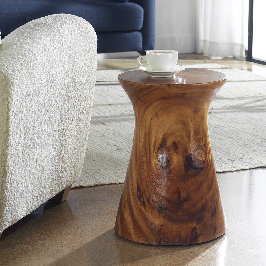 Modern Swell Accent Table - Stylish Side Table for Living Room, Bedroom & Office - Perfect for Coffee, Books & Decor