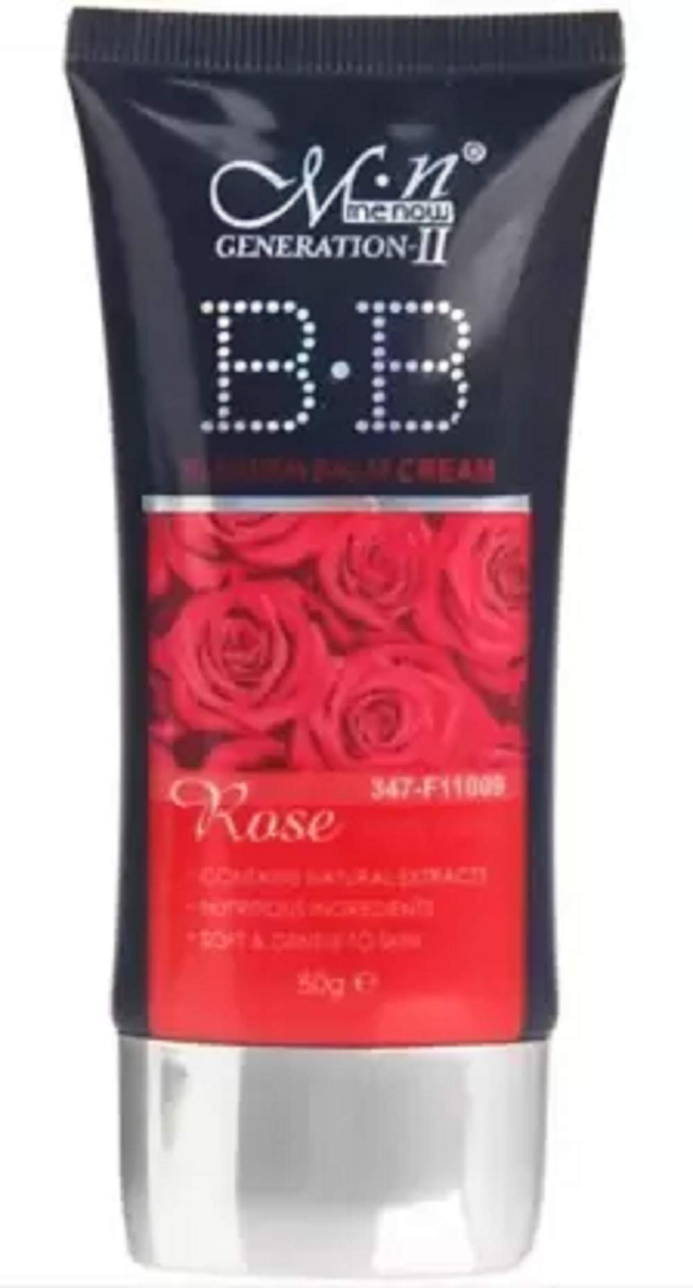 MN F-11009 Liquid Foundation Makeup - Rose Shade, 50g - Flawless Coverage for Daily Wear & Special Occasions