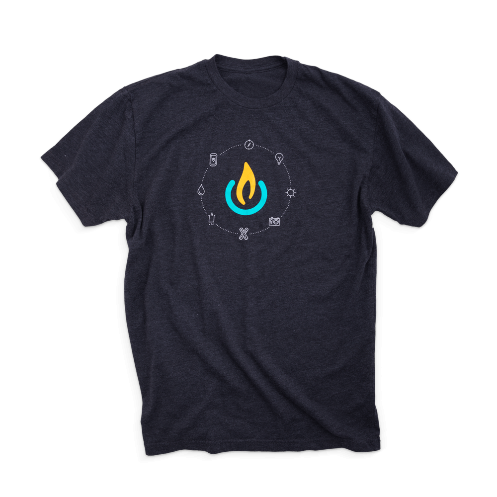 BioLite Organic Cotton T-Shirt for Men & Women - Eco-Friendly, Breathable & Comfortable Casual Wear for Outdoor Activities, Yoga & Everyday Use