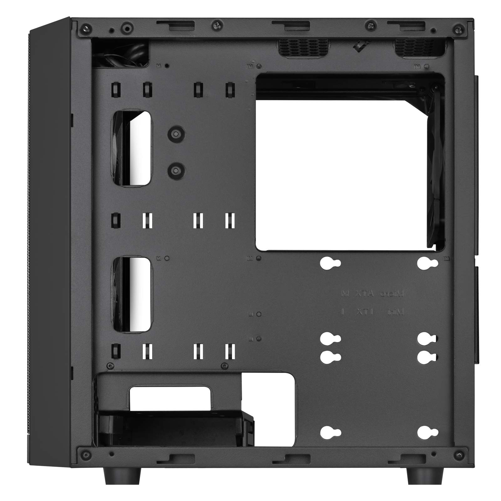 SilverStone Technology PS15 PRO Micro-ATX PC Case - Compact Tower Chassis with Excellent Airflow & Cooling Performance, Tempered Glass Side Panel (SST-PS15B-PRO) - Perfect for Gaming Rigs, Home Office & Small Form Factor Builds