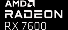 AMD Radeon RX 7600 8GB GDDR6 Gaming Graphics Card - High Performance PC GPU for 1080p Gaming, Streaming & Content Creation
