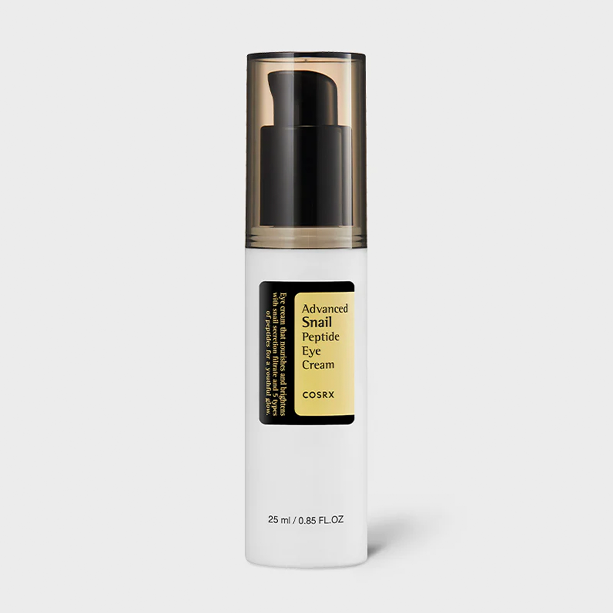 COSRX Advanced Snail 96 Mucin Power Essence Eye Cream - Hydrating & Anti-Aging for Dark Circles & Wrinkles - Perfect for Night Routine & Travel Skincare