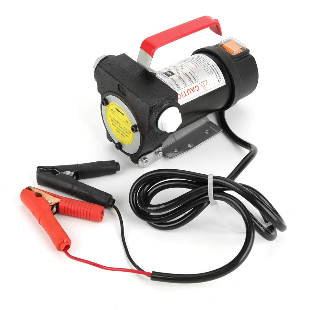 Cryfokt Electric Oil Transfer Pump - High Lift Fast Absorption Small Volume Fuel Pump for Engineering & Mining Machinery | Portable Gasoline Diesel Fluid Transfer for Construction, Farm, Marine & Automotive Use