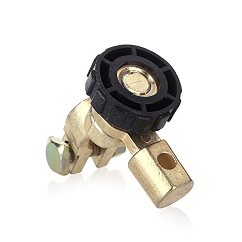 Universal Battery Terminal Quick Disconnect Switch - Heavy Duty Cut-Off for Car, Truck, RV & Marine Vehicles - Black Battery Accessory (Perfect for Emergency Power Cutoff & Winter Storage)