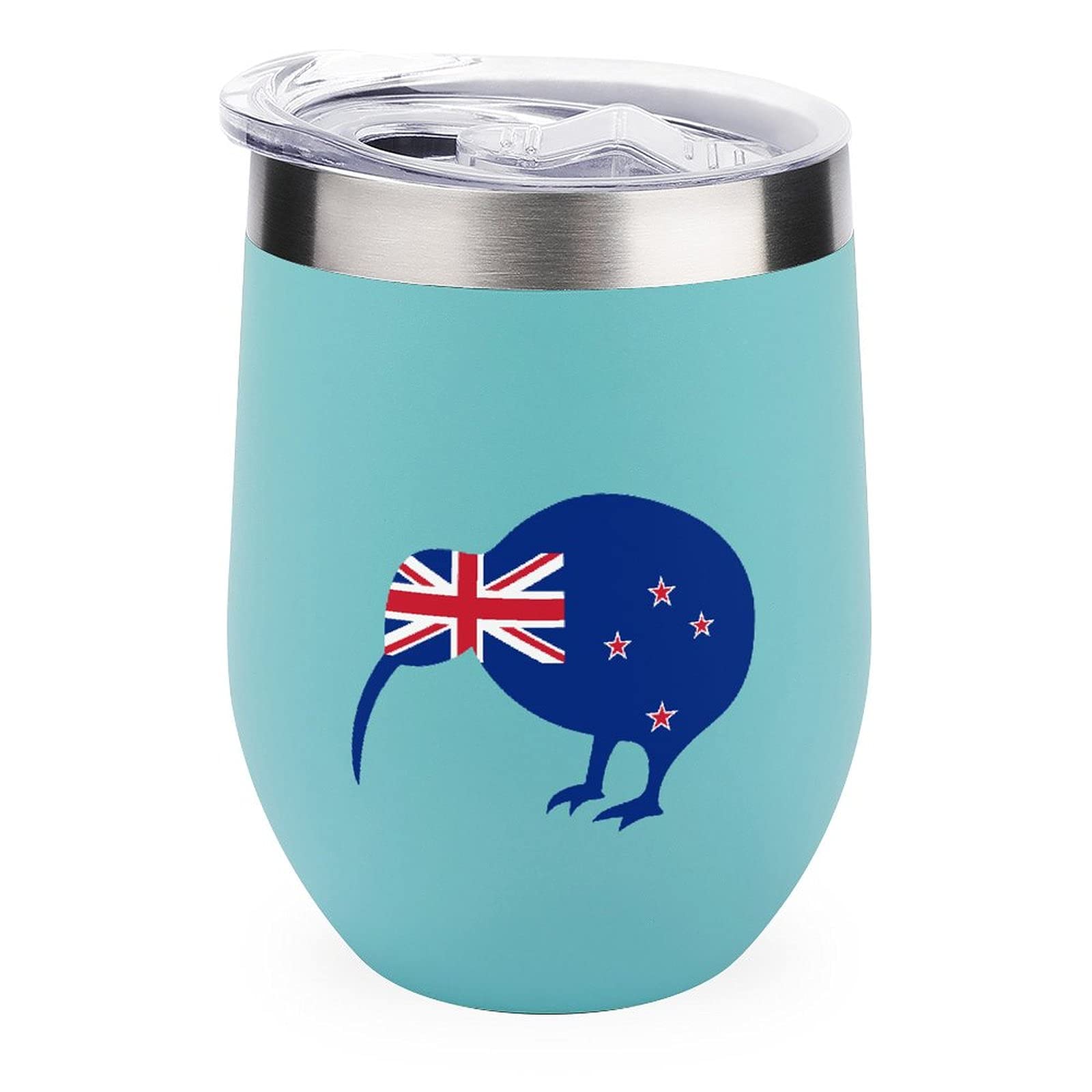 Stainless Steel Kiwi Bird Wine Tumbler - Vacuum Insulated Travel Mug for Coffee & Wine