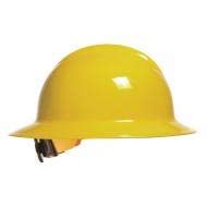 Bullard Full Brim Hard Hat - ANSI Certified, Blue, Size 6-1/2 to 8-33KBR - Durable Construction for Construction, Industrial & Safety Work
