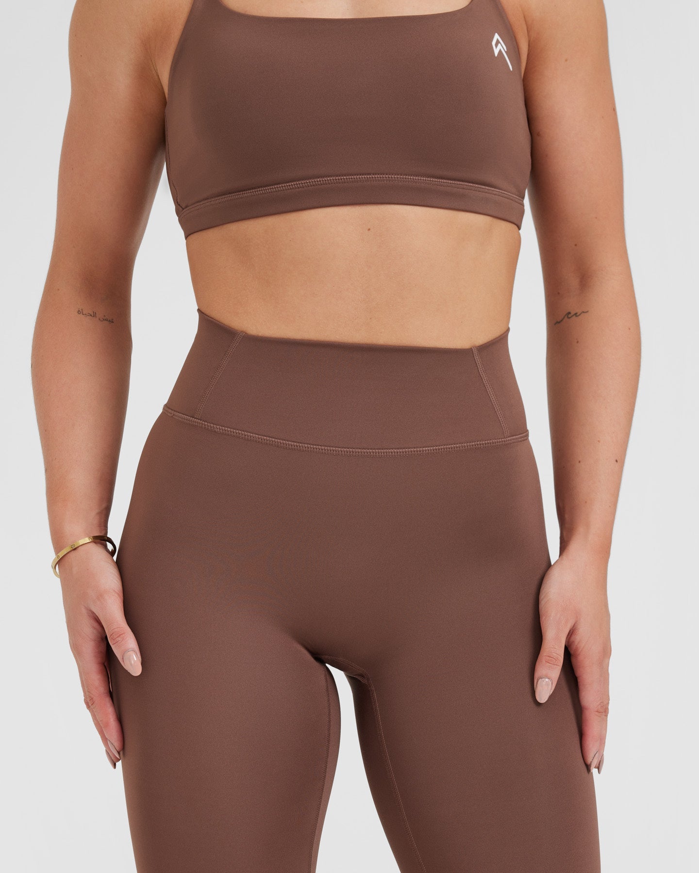 Timeless High Waisted Yoga Pants for Women - Comfortable Tummy Control Workout Leggings in Chestnut Brown | Perfect for Yoga, Gym, Running & Everyday Wear