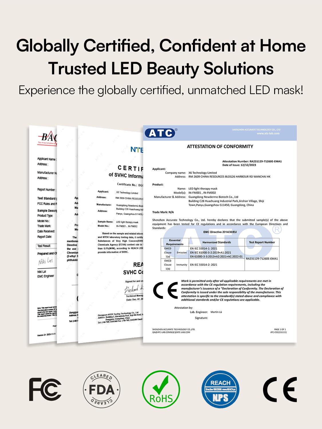 Red Light Therapy Mask for Face - Anti-Aging LED Facial Mask with Near-Infrared (NIR) Light Technology, Portable & Rechargeable Skincare Device for Wrinkle Reduction and Skin Rejuvenation - Perfect for Home Spa Treatments and Travel Skincare Routine (White)