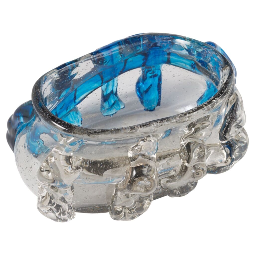 Cyan Design 11483 Oceanus Clear Glass Vase - Elegant Home Decor for Living Room, Dining Table, or Wedding Centerpiece