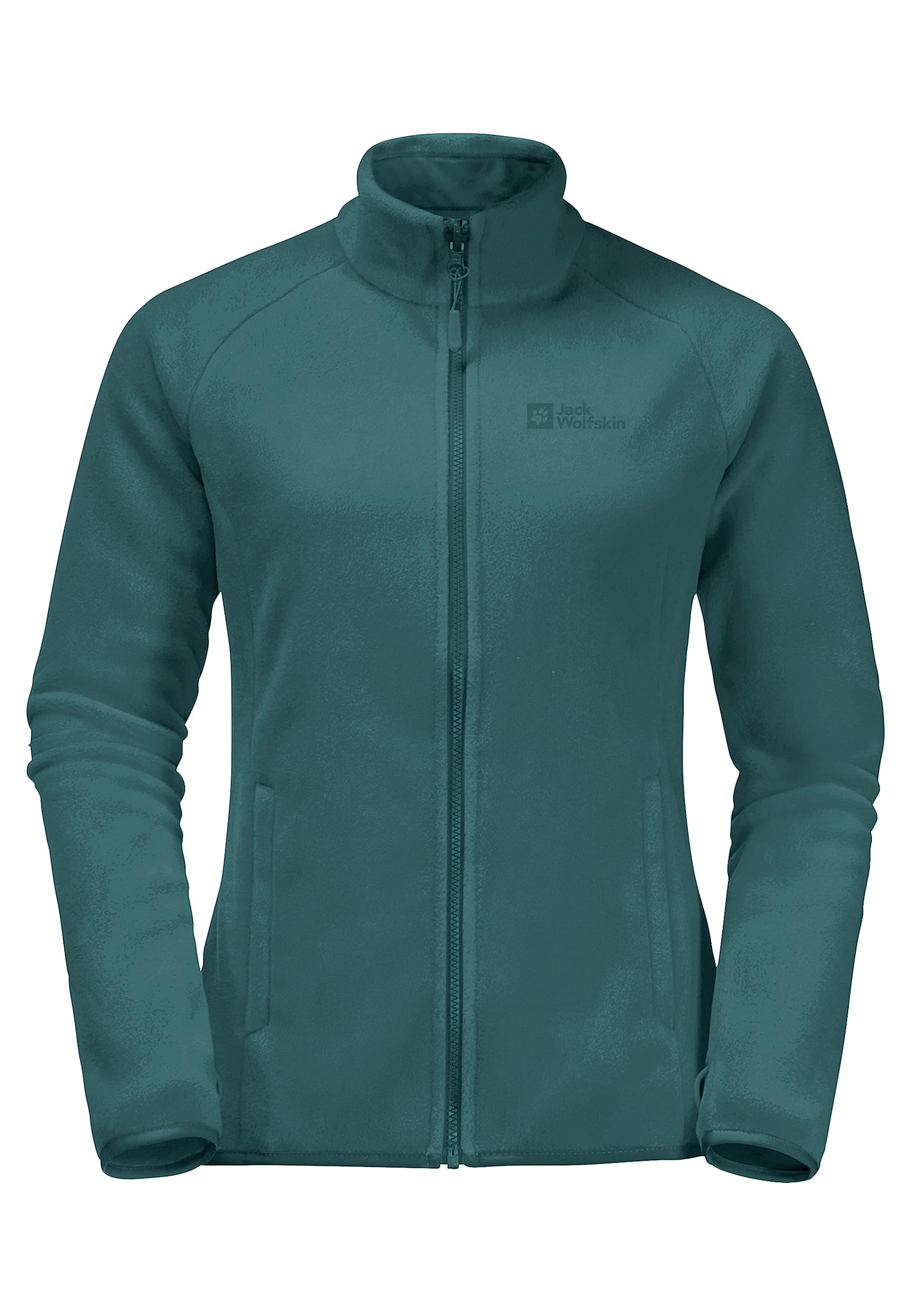 Jack Wolfskin Moonrise Women's Fleece Jacket - Lightweight Warm Winter Pullover for Hiking, Camping & Outdoor Activities