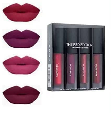 Premium 12-Piece Makeup Brush Set with Storage Box & 4-in-1 Matte Lipstick Minis (6ml, Pack of 16) - Professional Cosmetic Kit for Eyeshadow, Foundation & Blending - Perfect for Travel, Home & Salon Use