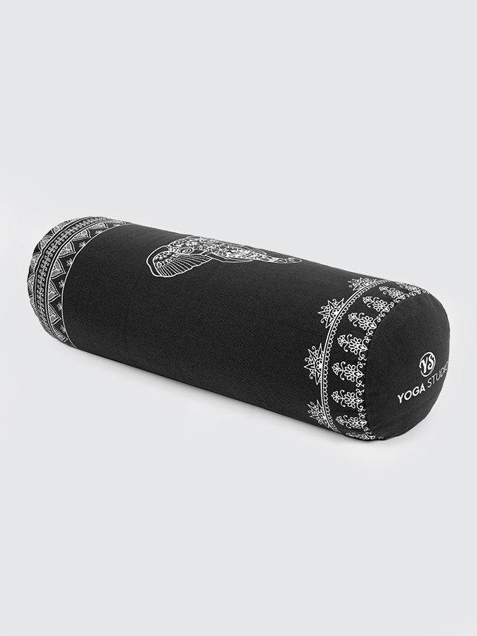 Organic Buckwheat Meditation Bolster Cushion for Yoga & Zen - Supportive Elephant Pillow for Home Studio, Meditation & Relaxation - Perfect for Yoga, Reiki & Stress Relief