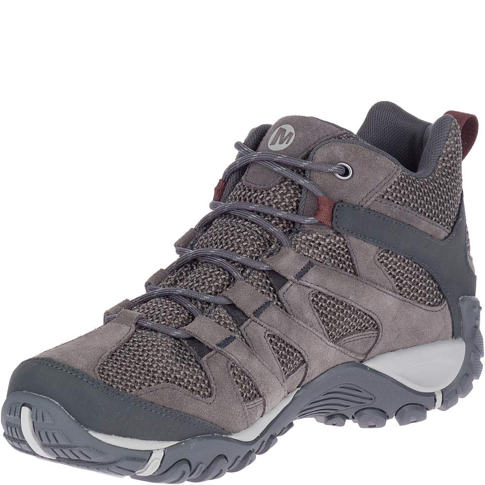 Merrell Men's Alverstone Mid Waterproof Hiking Boots - Lightweight & Durable for Outdoor Adventures, Trail Walking & Camping