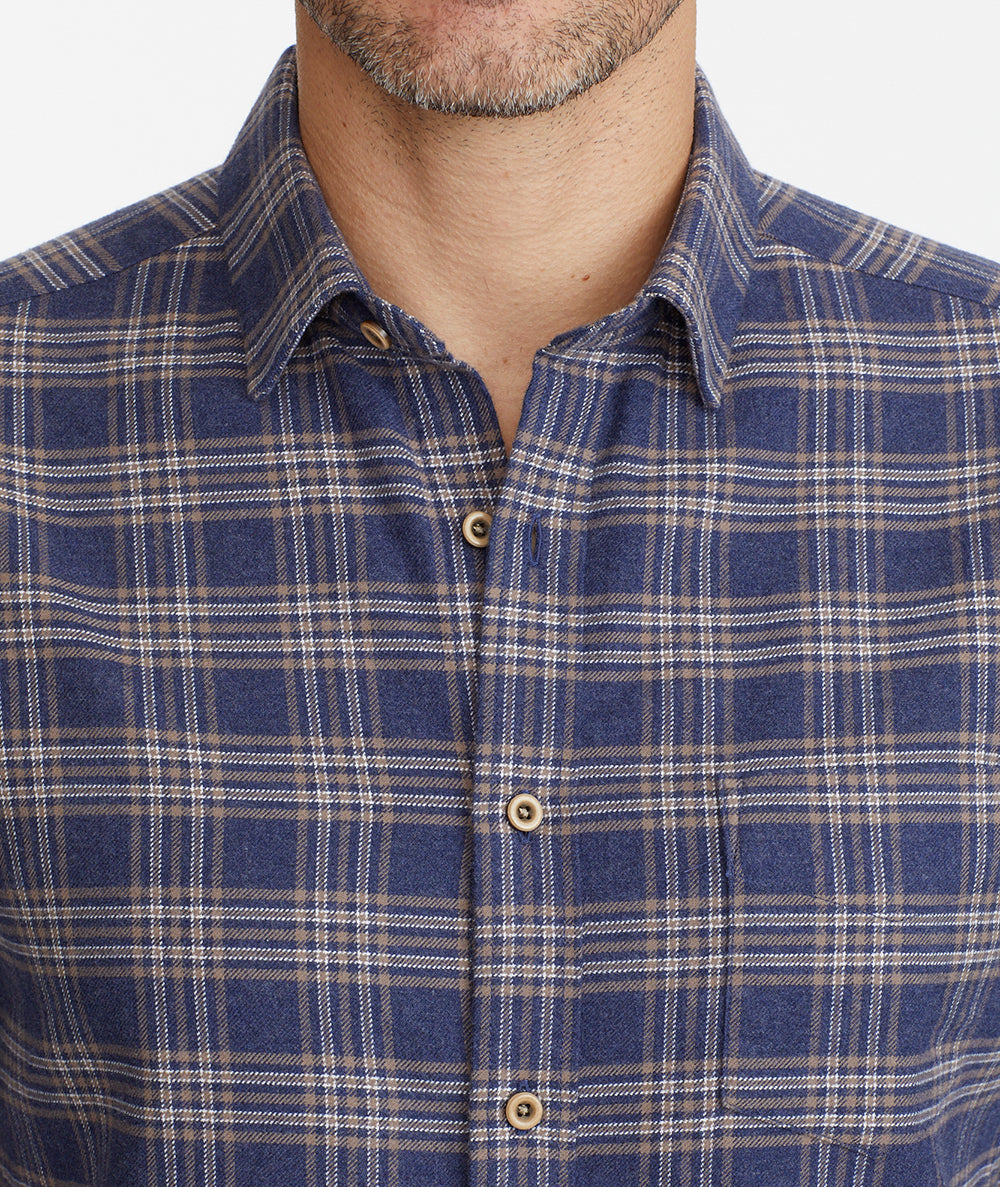 Flannel Relusso Shirt for Men & Women | Soft Plaid Button-Down Shirt | Cozy Casual Wear for Fall & Winter | Perfect for Outdoor Activities, Camping, and Layering
