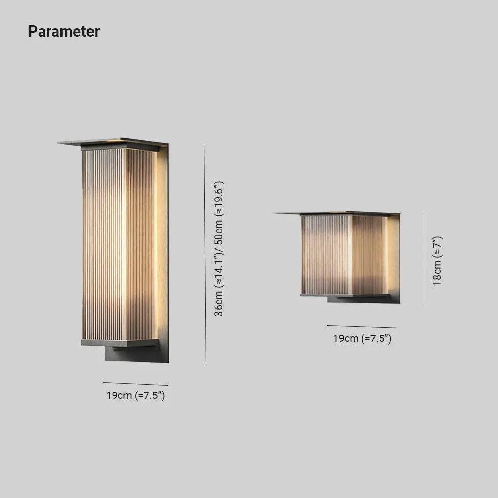 Solar Powered Outdoor Wall Light - White Long Strip LED Lamp for Garden, Patio, Pathway & Porch Lighting | Weatherproof & Energy Efficient