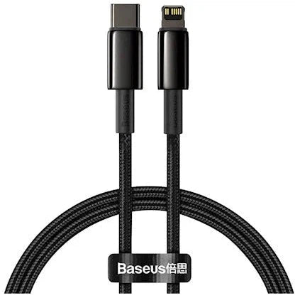 Baseus 20W Fast Charging Cable USB-C to Lightning 1m - Compatible with iPhone, iPad & More | Perfect for Home, Office & Travel Charging
