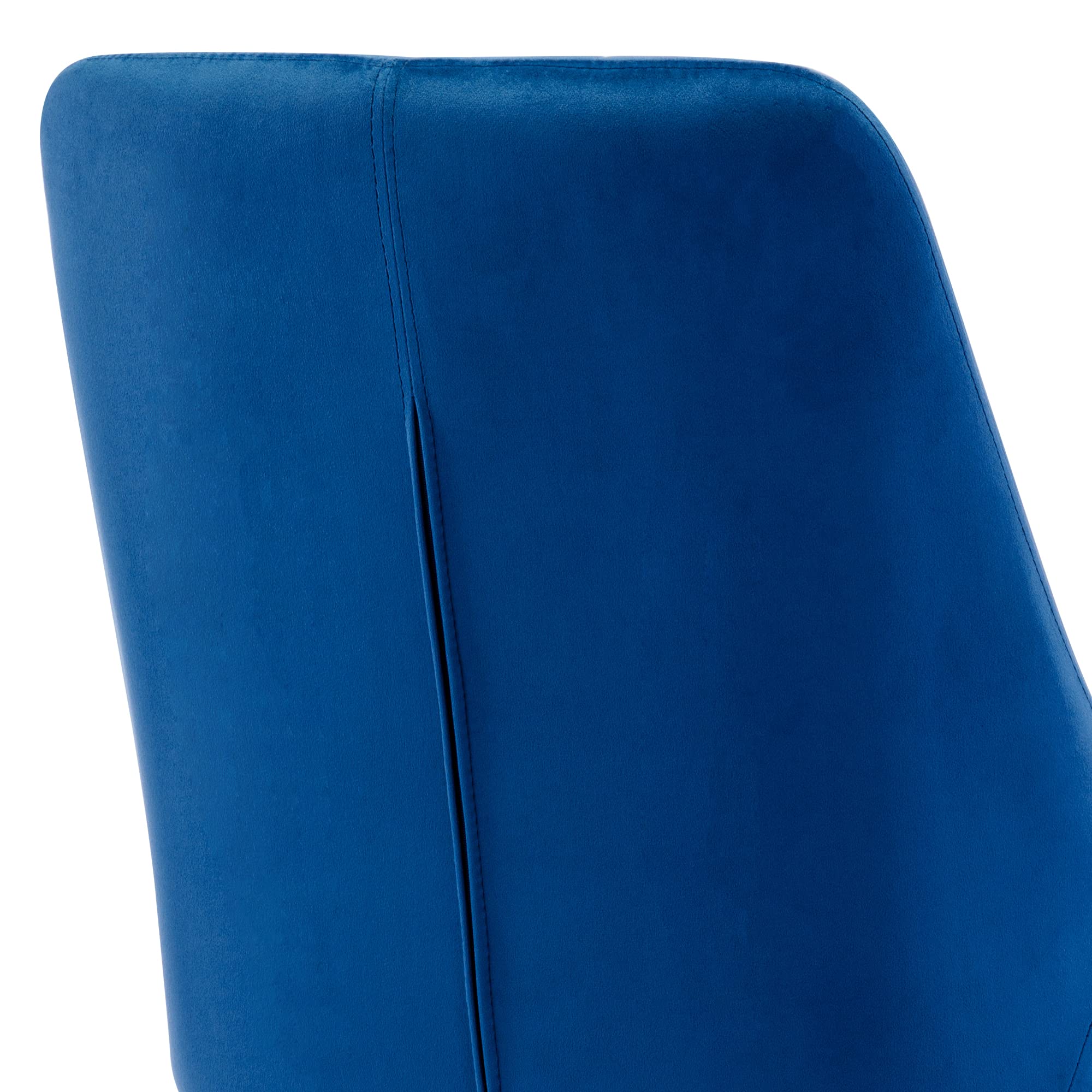 DUHOME Set of 2 Modern Velvet Upholstered Dining Chairs - Mid Century High Back Tufted Armless Accent Chairs for Dining Room, Living Room, Bedroom (Dark Blue) | Perfect for Home Decor, Small Spaces & Entertaining Guests