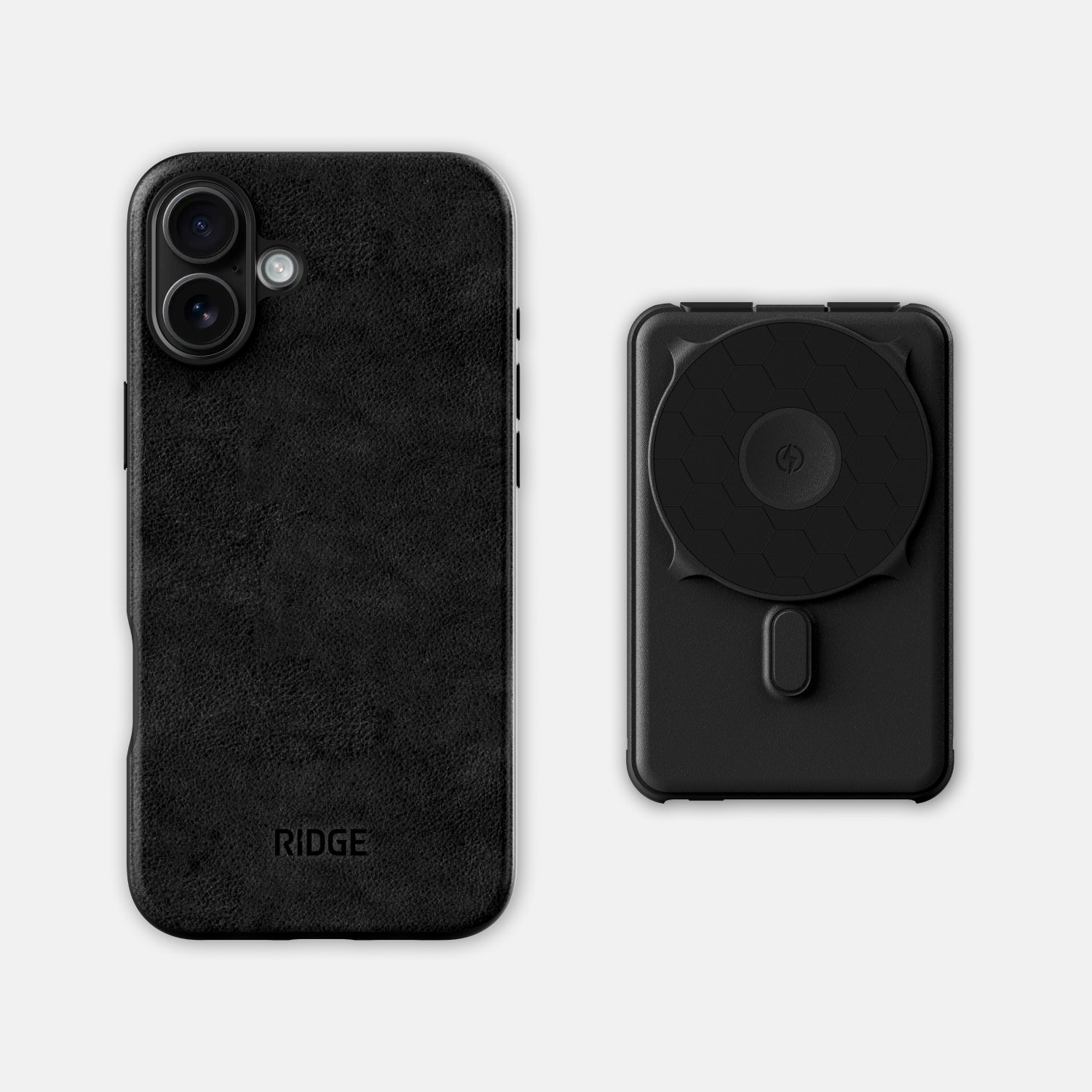 Premium iPhone 16 Plus Midnight Black Leather Charging Kit - Fast Charging Cable & Adapter Included - Perfect for Home, Office & Travel Use