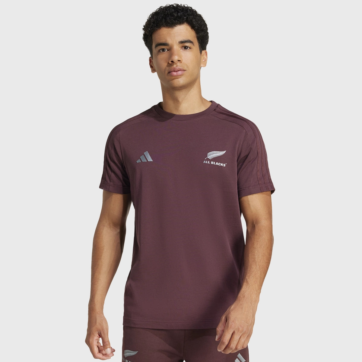 Adidas All Blacks Cotton T-Shirt for Men - Aurora Ruby Red - Comfortable & Breathable Casual Wear for Sports & Everyday Use